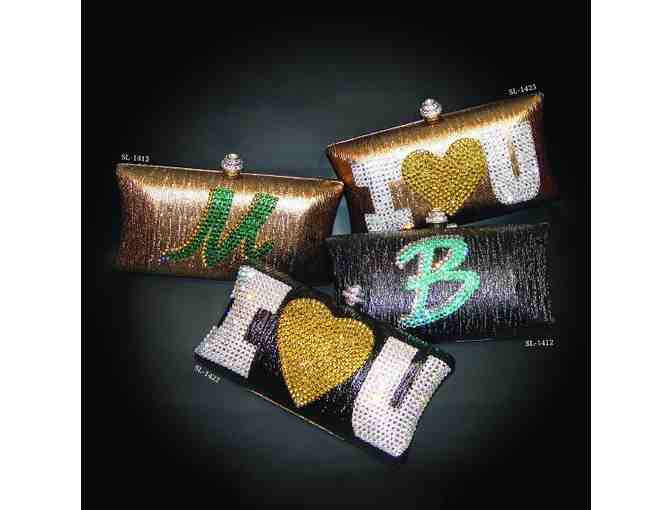 Initial Print Clutch - Customizable - Photo 1