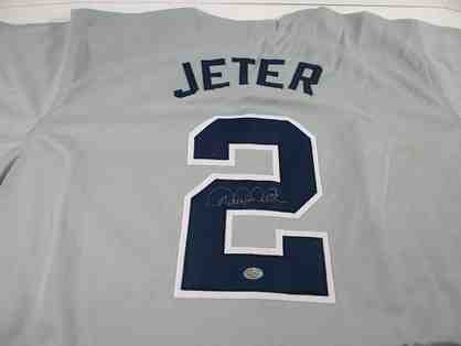 Derek Jeter Autographed Baseball Jersey