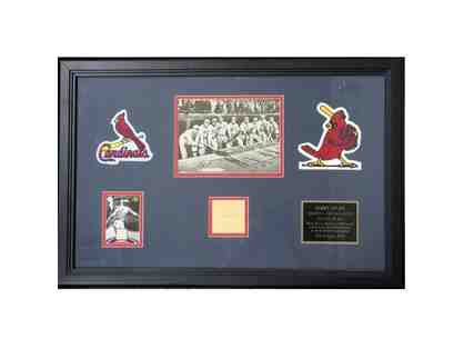 Dizzy Dean St Louis Cardinals Autographed Display