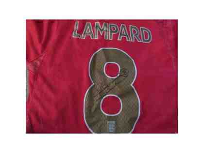 Frank Lampard Team England Autographed Soccer Jersey