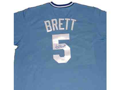 George Brett Autographed Jersey