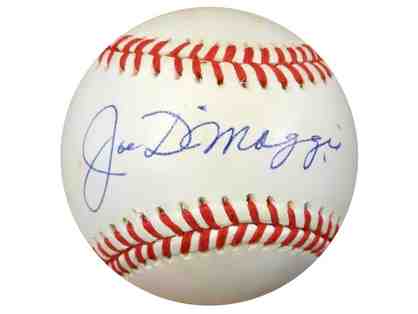 Joe DiMaggio Autographed Baseball