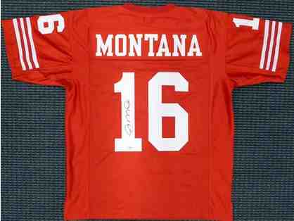 Joe Montana San Francisco 49ers Autographed Football Jersey