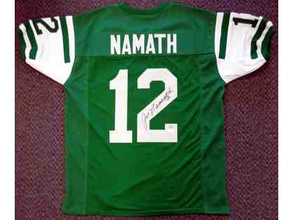 Joe Namath Autographed Football Jersey