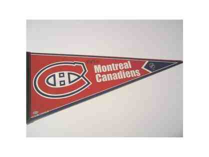 Patrick Roy Montreal Canadiens Autographed Hockey Pennant