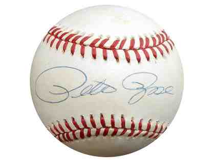 Pete Rose Autographed Baseball