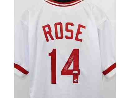 Pete Rose Autographed Jersey