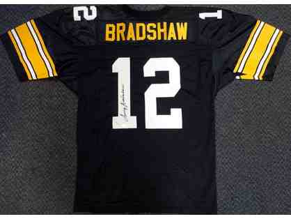 Pittsburgh Steelers Terry Bradshaw Autographed Football Jersey