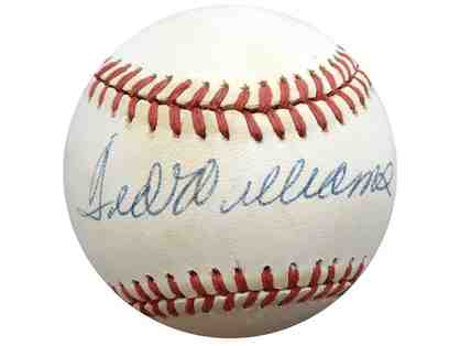 Ted Williams Autographed Baseball