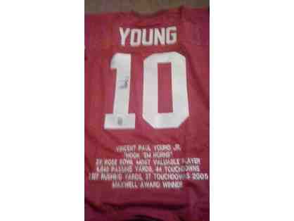 Vince Young Autographed Football Jersey