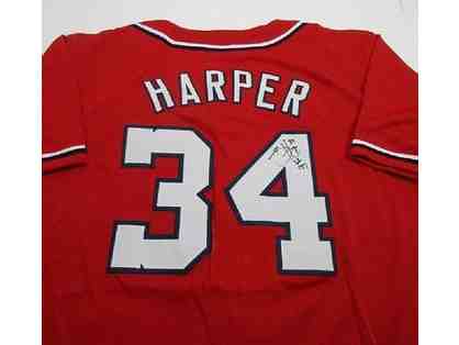 Washington Nationals Bryce Harper Autographed Baseball Jersey