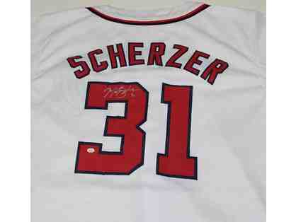 Washington Nationals Max Scherzer Autographed Jersey