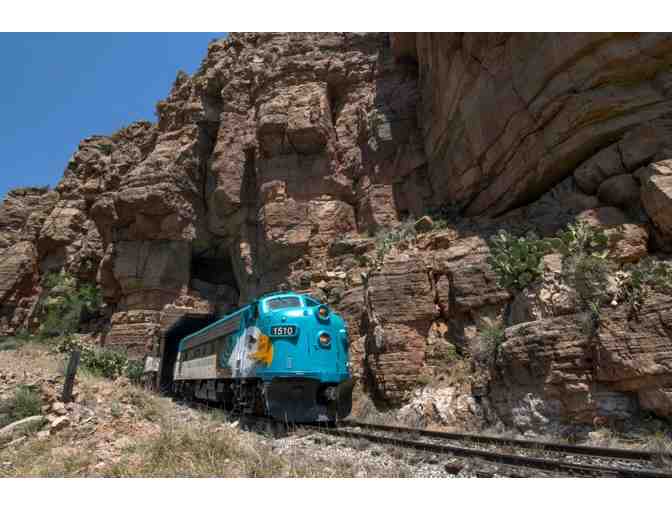 Two seats on the Verde Canyon Railroad