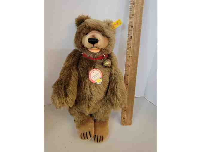 Vintage Signed 1986 Steiff Teddy Baby 1930 Replica Bear