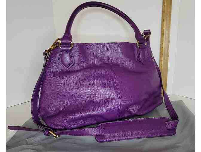 Ora Delphine - Deep Purple Purse Leather Purse - Gently Used - Photo 1