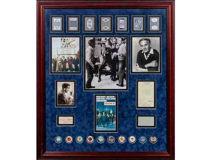 Rat Pack Ocean's 11 Autographed Las Vegas Display - Photo 1