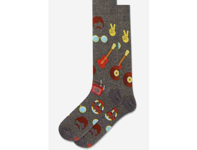 HOTSOX MENS 50TH ANNIVERSARY 70'S ICON CREW SOCKS - Photo 1