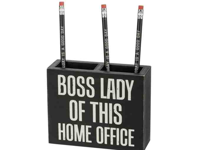 Boss Lady Of This Home Office Stationery Set - Photo 2