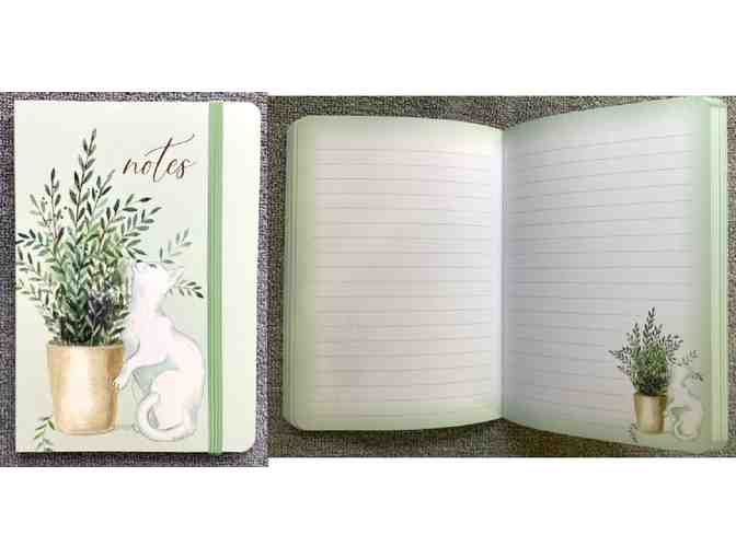 Cat Notebook Green - Photo 1