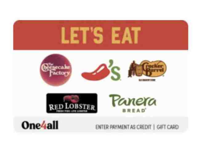 $25 Lets Eat Gift Card - Five restaurant choices - Photo 1