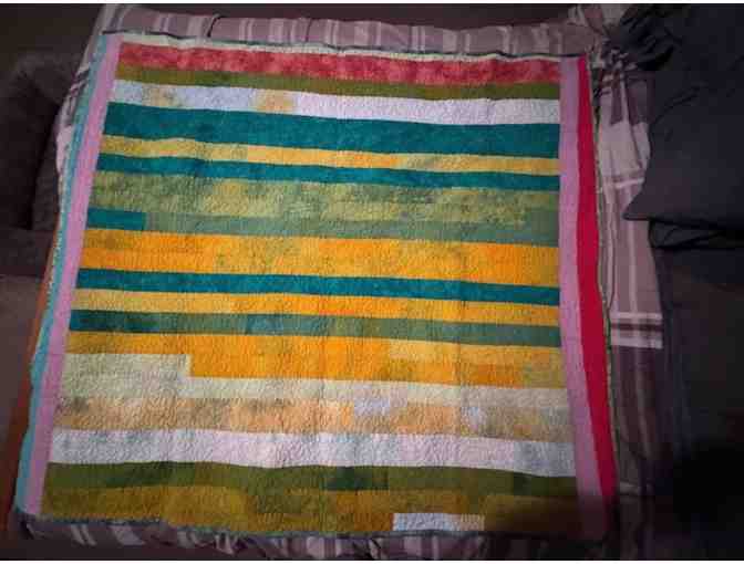 Reversible Quilted Throw Blanket