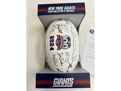 New York Football Giants Autographed 2024 Team Collector's Football