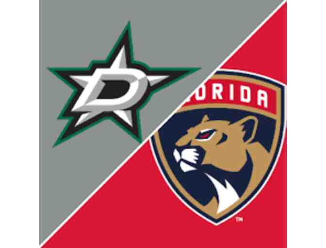 4 Front Row Tickets for the Florida Panthers vs. the Dallas Stars on 12/6