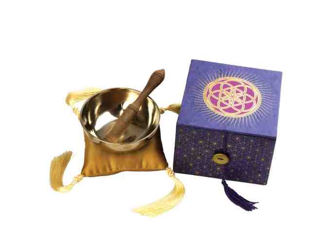Beautifully Boxed Medition Bowl |3.5 Inch | Seed of Life