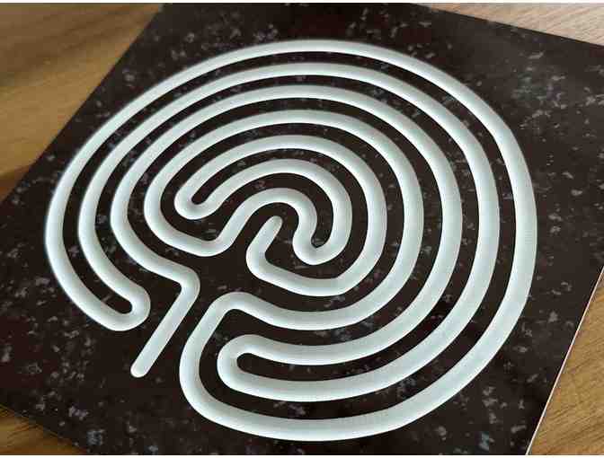 Classical Labyrinth |Speckled Purple Acrylic