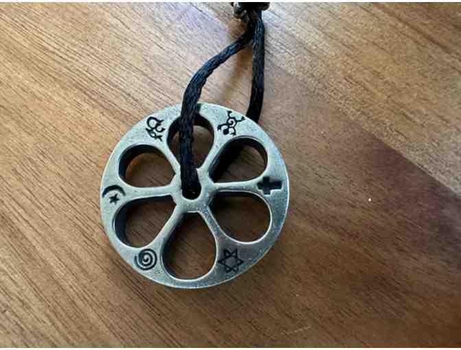 Sacred Wheel of Peace | Silver Tone