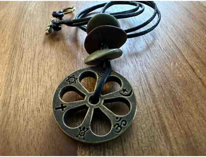 Sacred Wheel of Peace | Bronze Tone