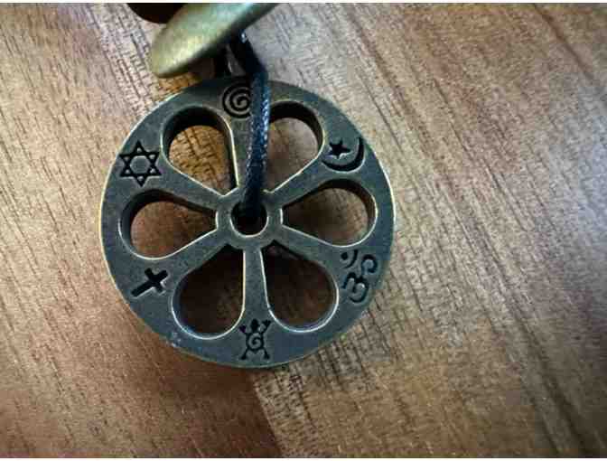 Sacred Wheel of Peace | Bronze Tone