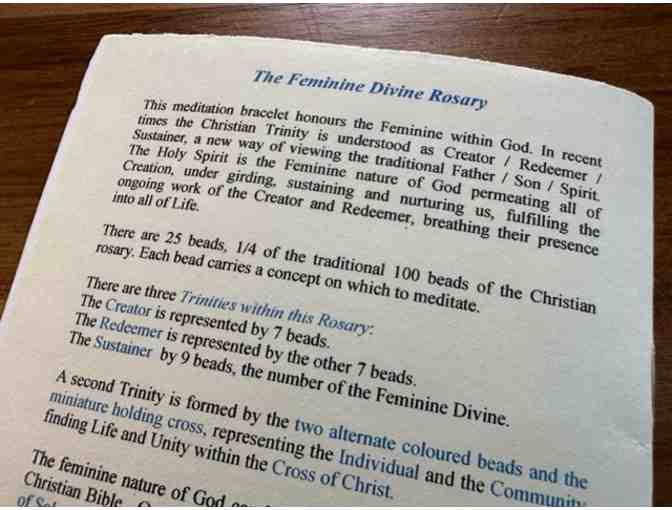 The Feminine Divine Wrist Rosary