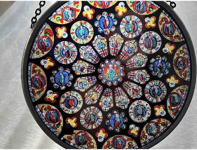 Hand-Painted Chartres 'Rosace Sud'