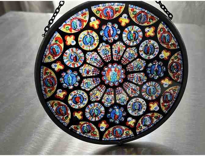 Hand-Painted Chartres 'Rosace Sud'
