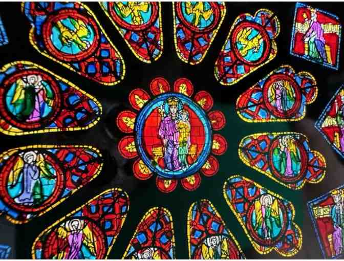 Hand-Painted Chartres 'Rosace Sud'