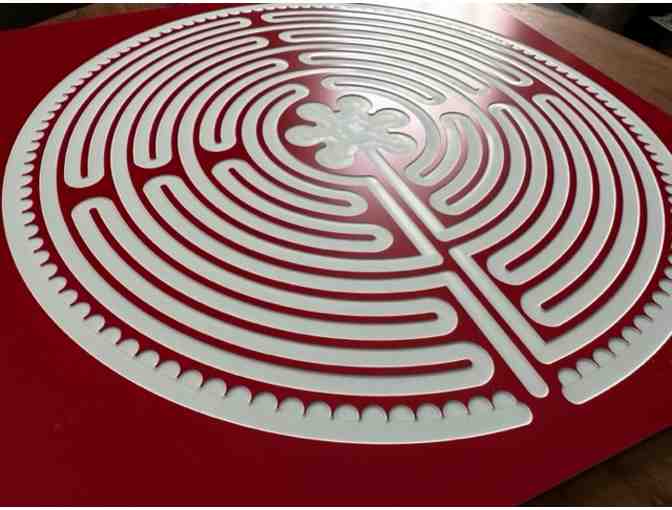 Chartres Labyrinth | LIMITED EDITION | Red Acrylic