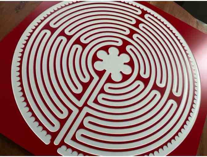 Chartres Labyrinth | LIMITED EDITION | Red Acrylic