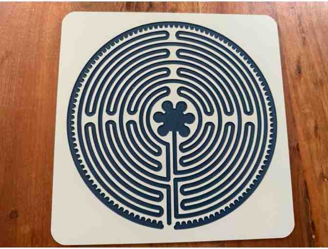 Acrylic Travel Labyrinth| LIMITED EDITION | Navy & Grey
