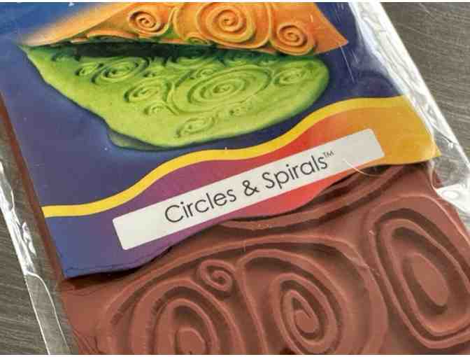 Circles & Spirals | Clay Texture Sheet