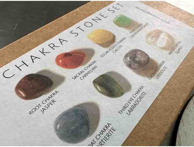 Crystal Grid & Stone Set | Chakra Edition