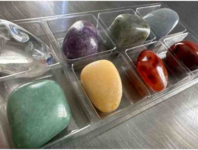 Crystal Grid & Stone Set | Chakra Edition