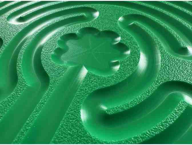 Large Chartres Labyrinth | Vibrant Green