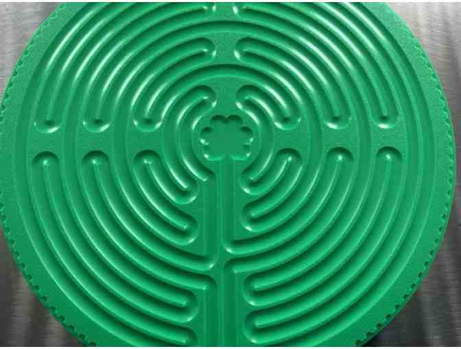 Large Chartres Labyrinth | Vibrant Green