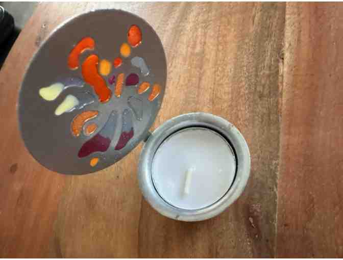 Tiny Angel | Stained Glass Tealite