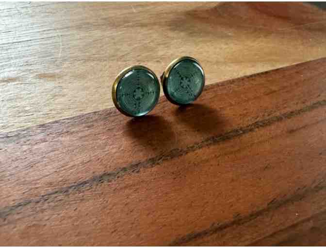 Delicate Chartres Labyrinth Earrings