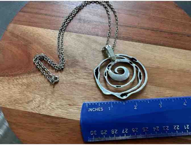 Circular Spiral Pendant