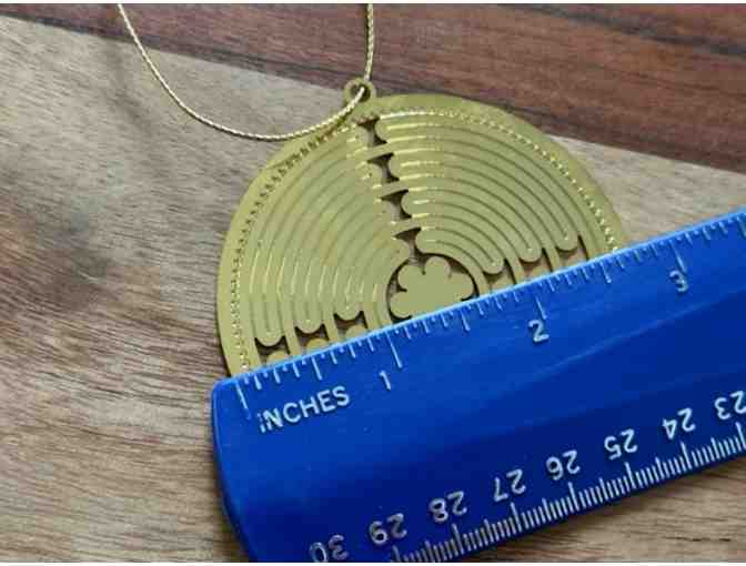 Golden Labyrinth Ornament