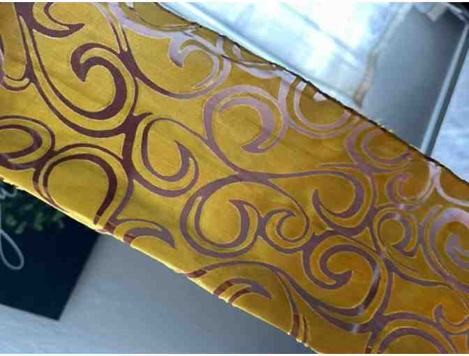 Swirling & Stunning | Handmade Embossed Scarf