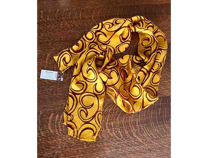 Swirling & Stunning | Handmade Embossed Scarf